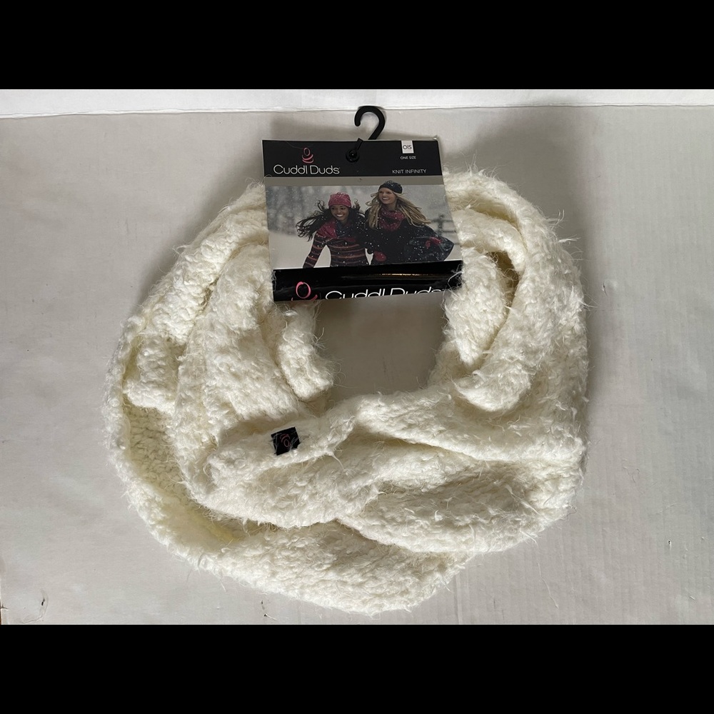 Cuddl Duds Ivory Infinity Scarf - Brand New, tags attached